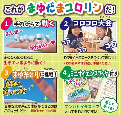 まゆだまコロリン 商品説明